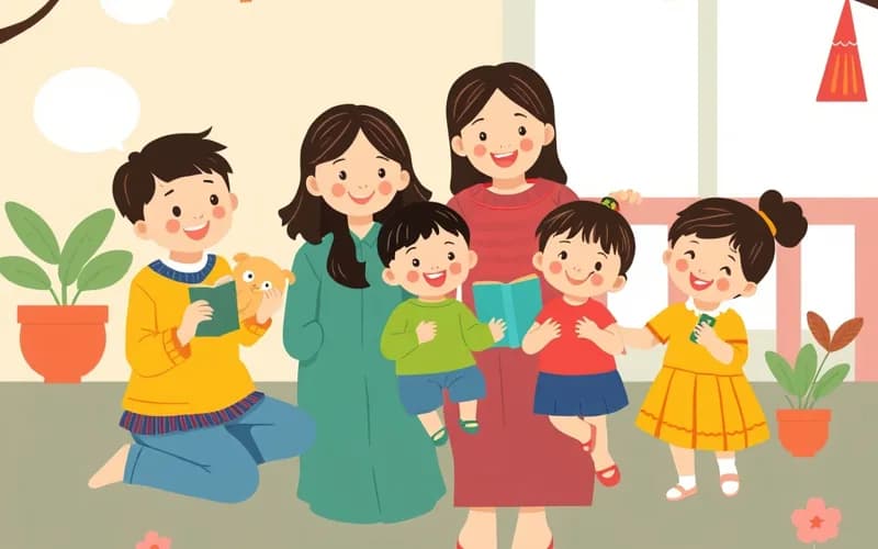 Trường mới khang trang mang niềm vui đến vùng biên giới - truyện thiếu nhi VienanKids