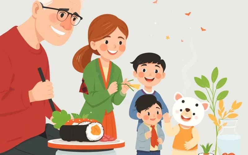 Khám phá hành trình sushi từ món ăn vỉa hè đến cao cấp - truyện thiếu nhi VienanKids