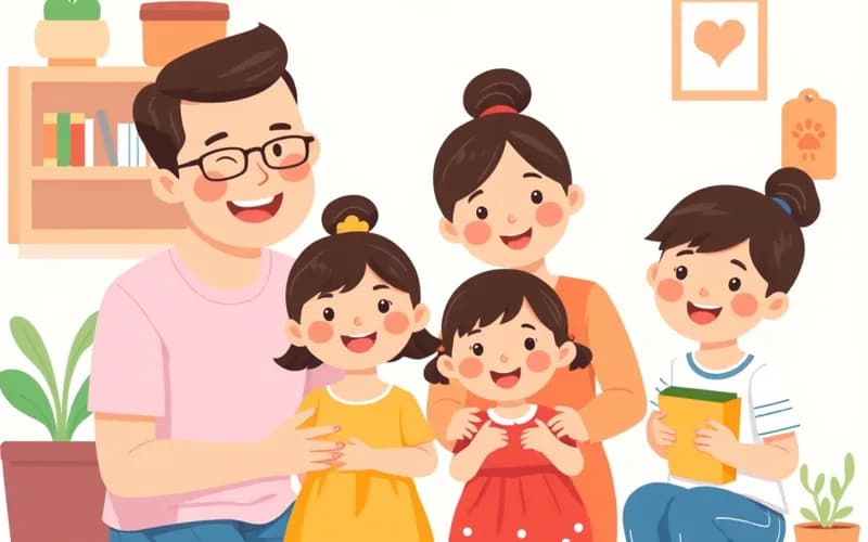 Bài học từ câu chuyện gia đình không như ý - truyện thiếu nhi VienanKids