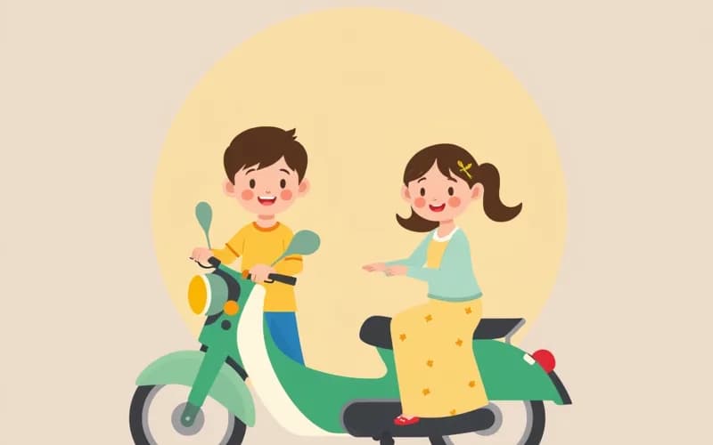 Người đàn ông 28 năm chở bệnh nhân miễn phí bằng xe máy - truyện thiếu nhi VienanKids