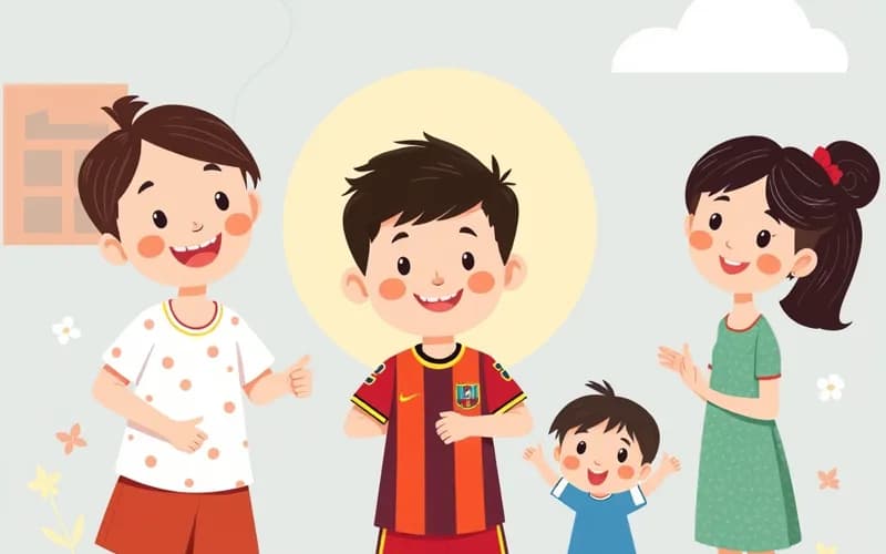 Khoảnh khắc Messi và bình nước gây chú ý cho phụ huynh - truyện thiếu nhi VienanKids