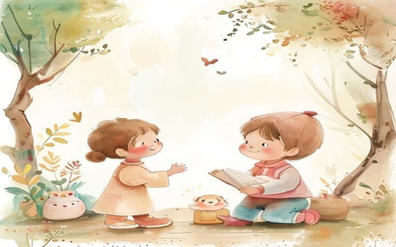 Bài học đầu tiên của Gấu con