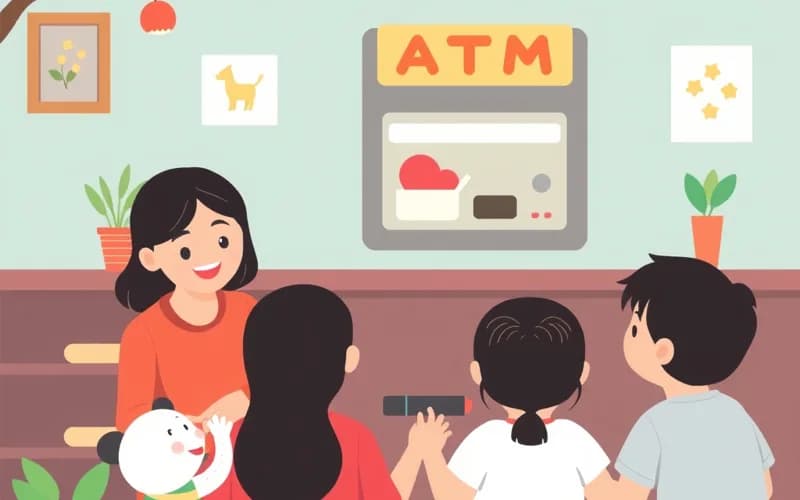 Câu chuyện người lạ tốt bụng và chiếc thẻ ATM bị quên - truyện thiếu nhi VienanKids