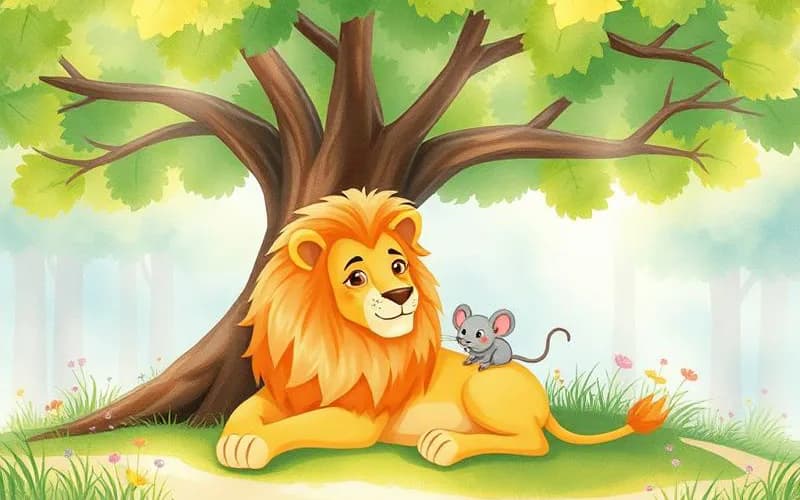 Sư Tử và Chuột - Truyện Ngụ Ngôn của Aesop