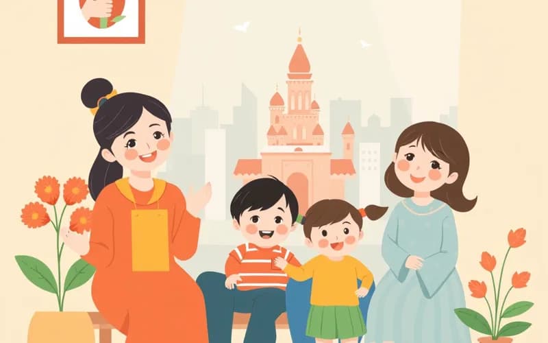 Trung thu dưới mưa, bé gái Đà Nẵng tỏa sáng kể chuyện - truyện thiếu nhi VienanKids