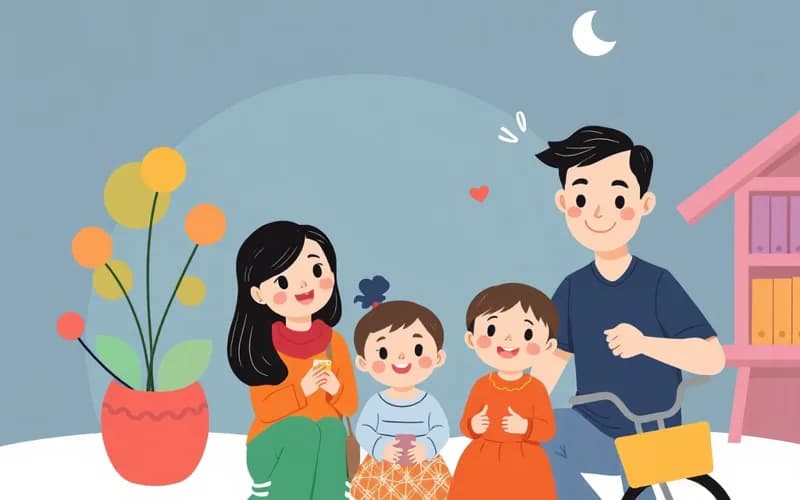 Gia đình đi bộ 85km về quê thăm ông bà trong kỳ nghỉ - truyện thiếu nhi VienanKids