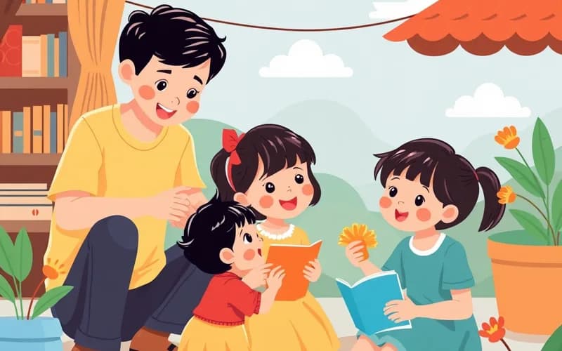 Cuộc sống ấm áp của đôi vợ chồng Nga tại Việt Nam - truyện thiếu nhi VienanKids