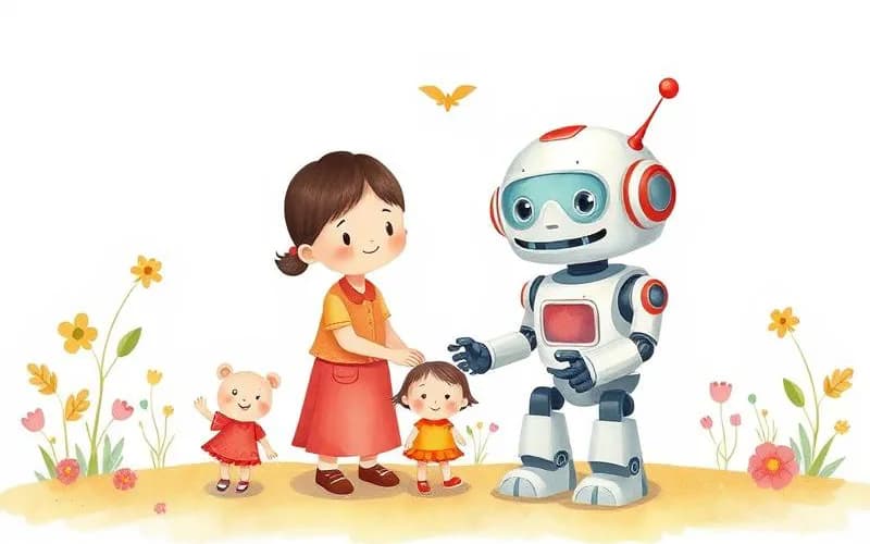 Robot Gabi quy y tại tông phái Phật giáo Hàn Quốc - truyện thiếu nhi VienanKids