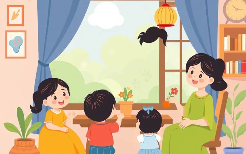 Biện pháp bảo vệ trẻ trong nhà kính mùa nắng nóng - truyện thiếu nhi VienanKids