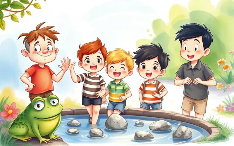 Các Cậu Bé và Những Con Ếch