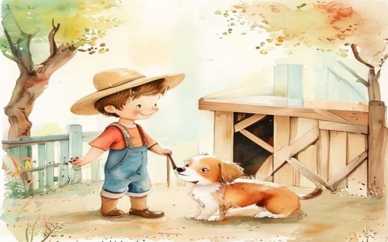 Lừa Và Chó Nhỏ