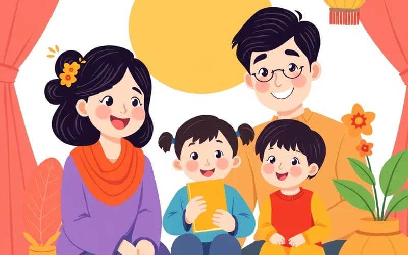 Cuộc sống gia đình và bài học từ tình huống phức tạp - truyện thiếu nhi VienanKids