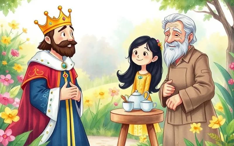 Truyện Cổ Tích Ấn Độ - Cậu Bé Có Mặt Trăng Trên Trán Và Ngôi Sao Trên Cằm