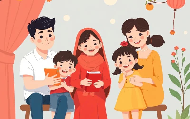 Chú rể tổ chức tiệc cưới và mừng con cùng ngày - truyện thiếu nhi VienanKids