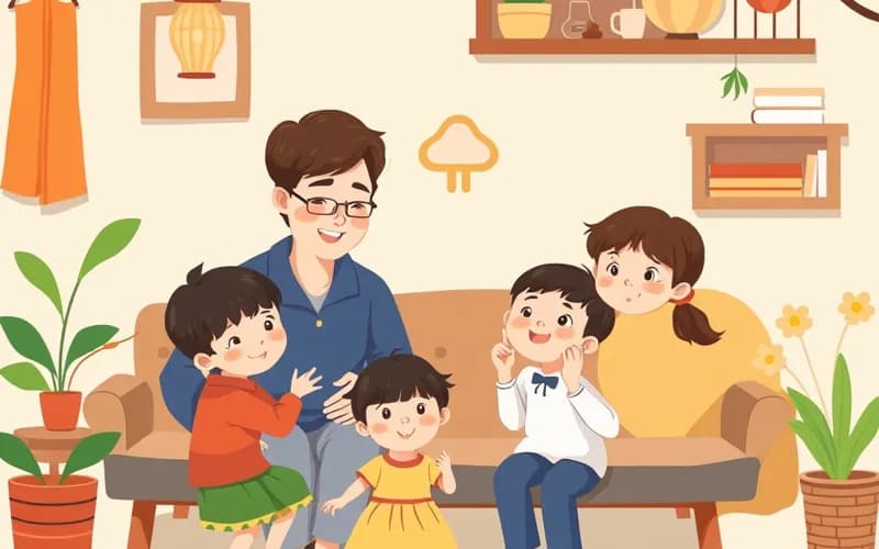 Chủ tiệm vàng nổi tiếng Hà Thành nuôi dạy 8 con thành tài - truyện thiếu nhi VienanKids