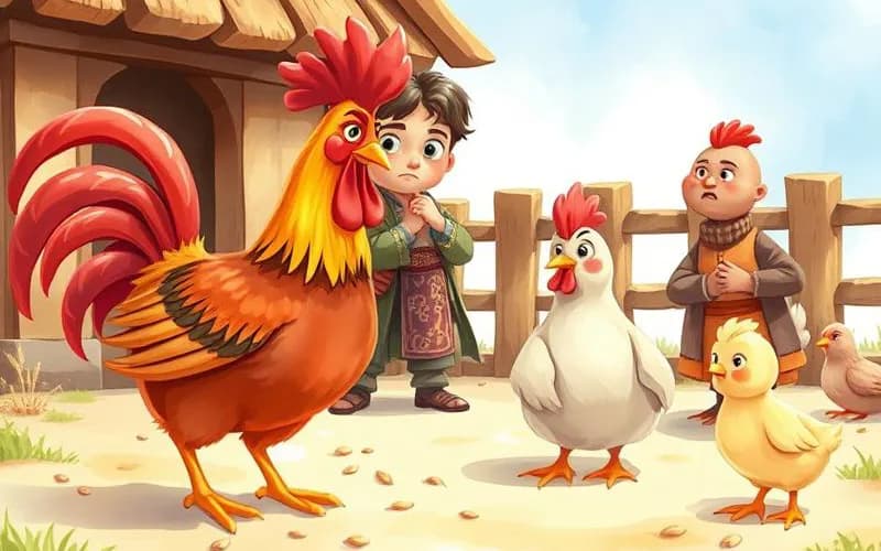Con Gà Trống và Viên Ngọc Quý