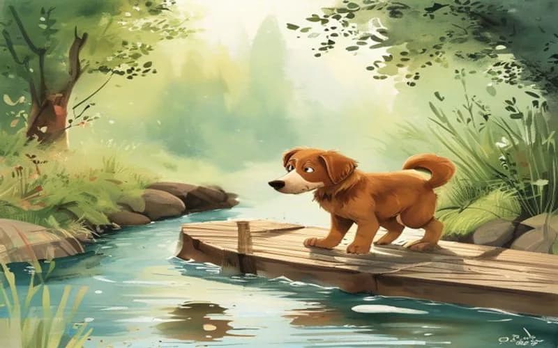 Chú Chó và Cái Bóng - Truyện Ngụ Ngôn của Aesop