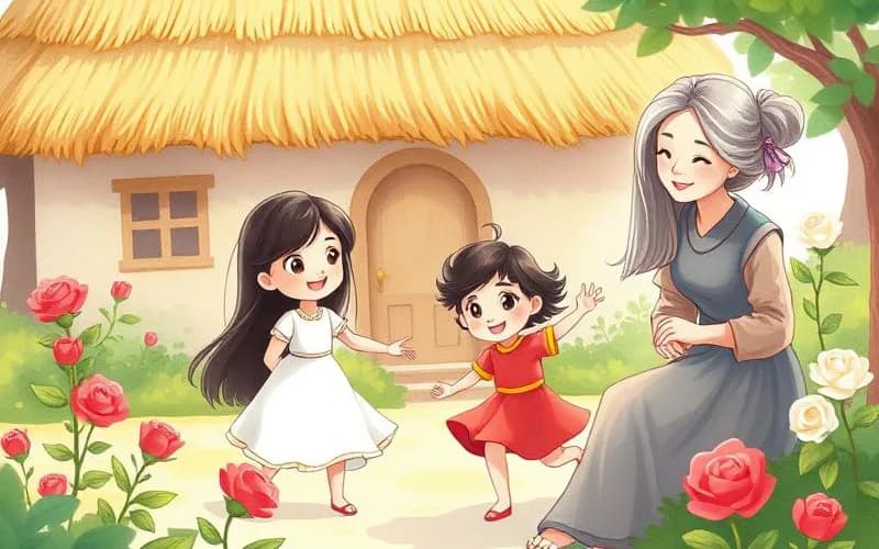 Bạch Tuyết và Hồng Hoa