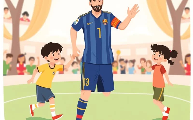 Messi tiết lộ kỷ niệm đáng nhớ với Yamal trước World Cup - truyện thiếu nhi VienanKids