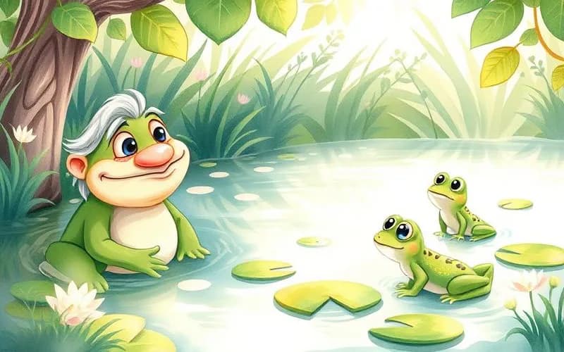 Những Chú Ếch và Con Bò