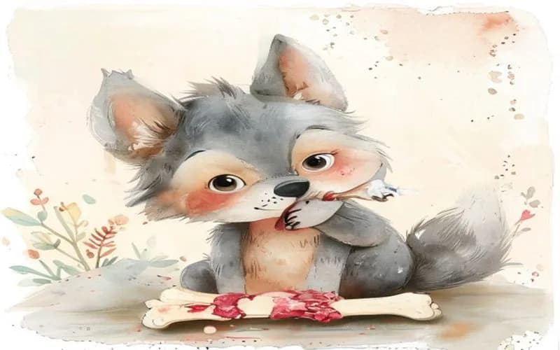 Chó sói và Chim Hạc