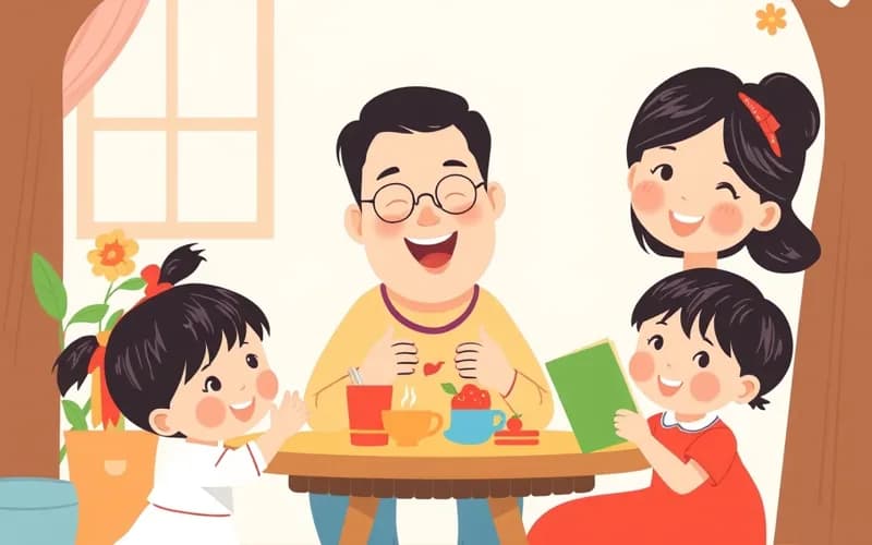 Tấm lòng yêu thương của người đàn ông thay con cái đi làm xa - truyện thiếu nhi VienanKids