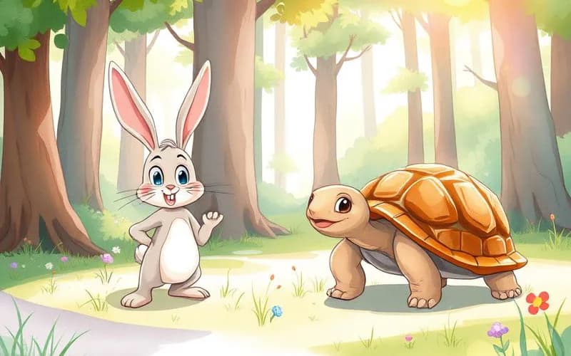 Truyện ngụ ngôn Rùa và Thỏ