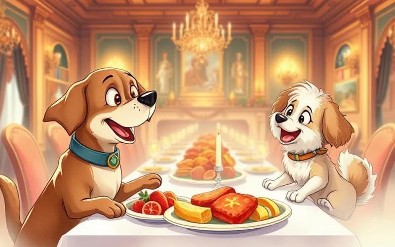 Chó và người đầu bếp