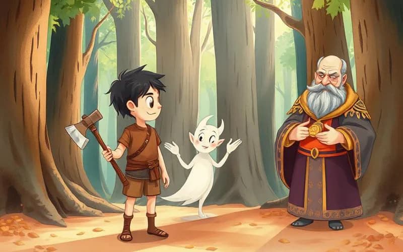 Chàng đốn củi và con tinh