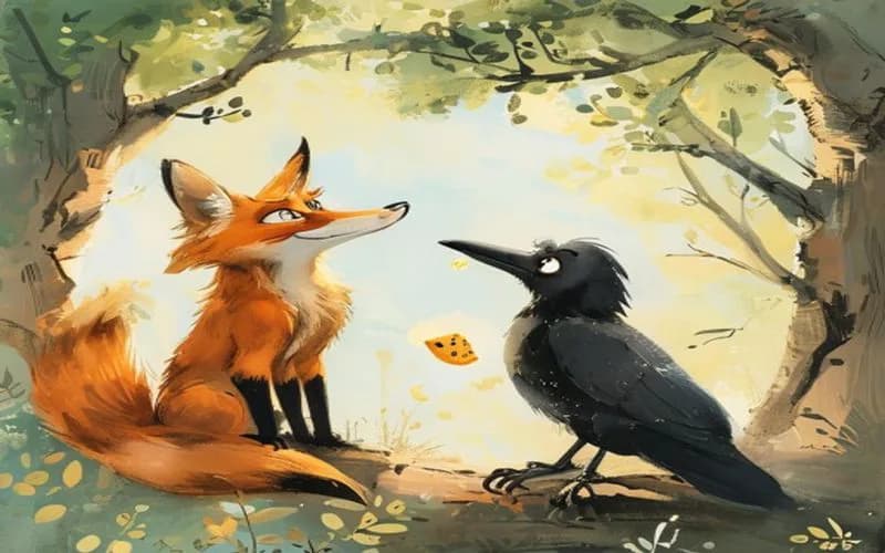 Con Cáo và Con Quạ - Truyện Ngụ Ngôn của Aesop