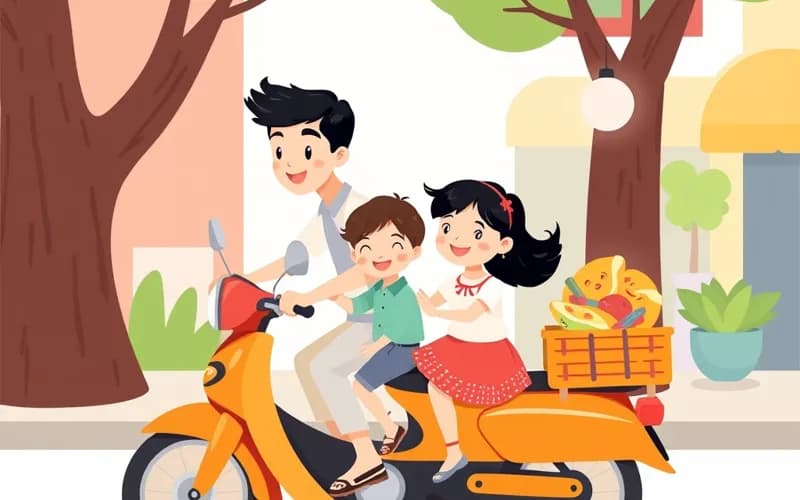 Du lịch cùng xe nhà di động: Khám phá tự do cho cả gia đình - truyện thiếu nhi VienanKids