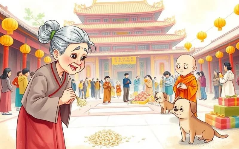Sự tích cái chân sau của con chó