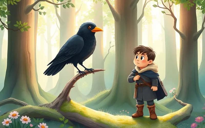 Truyện Cổ Tích - Con Quạ (của Anh Em Grimm)